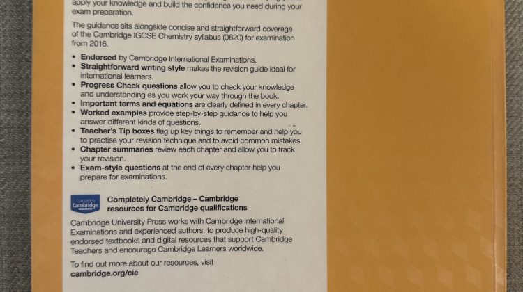 Chemistry Revision Guide