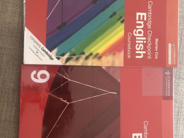 Class 9 English course book and workbook