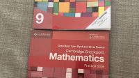 Class 9 Mathematics course book and practice book