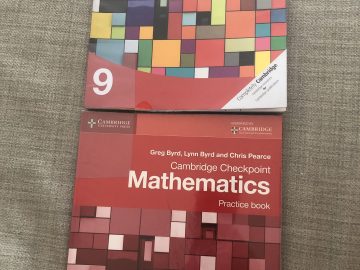 Class 9 Mathematics course book and practice book