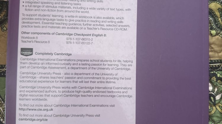 Cambridge check point course book